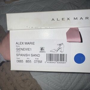 Alex Marie Genevie1 Sand Ankle-Strap Pump